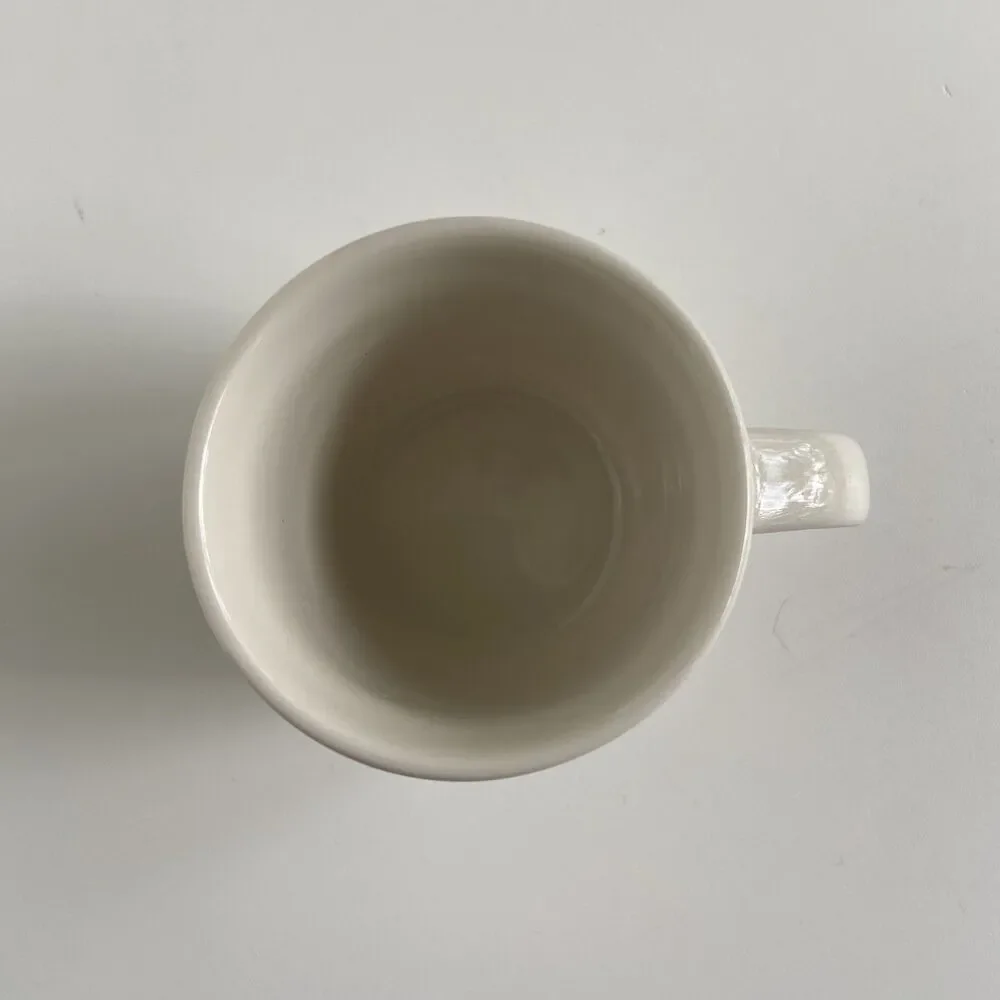 Starbucks White Ceramic 3oz Demitasse Espresso Tasting Mug Embossed Mini Cup